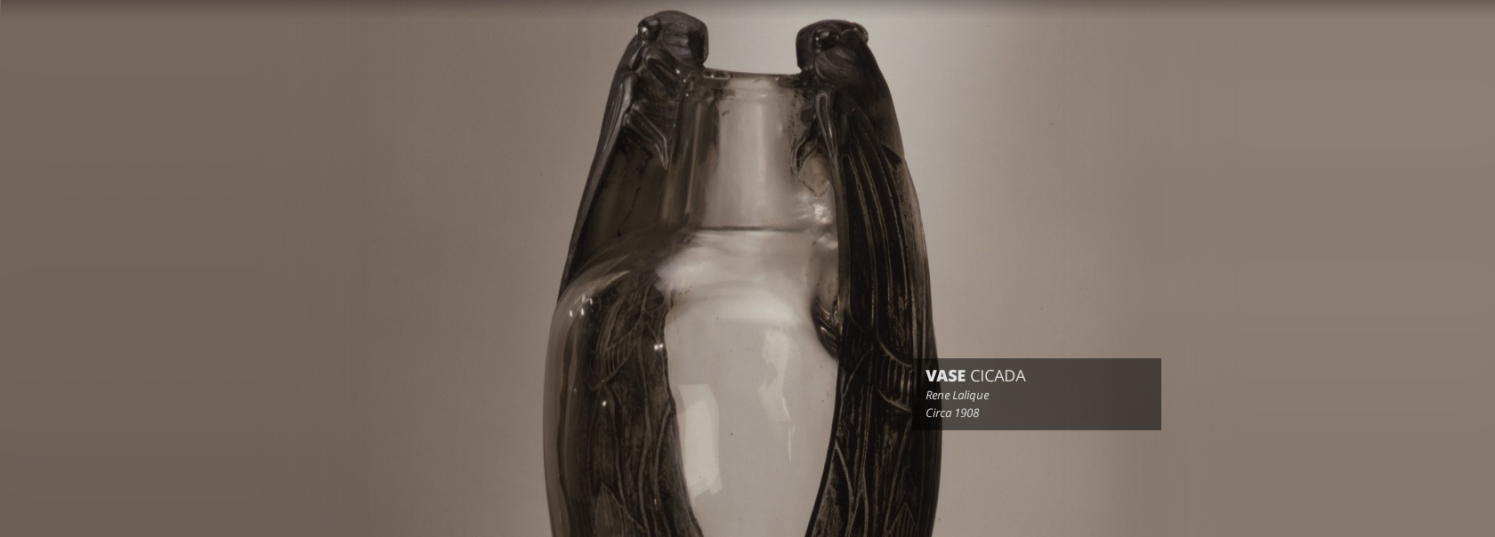 Vase Cicada by Rene Lalique