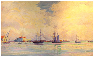 Bay Of Tunis by Henry Charles Lee